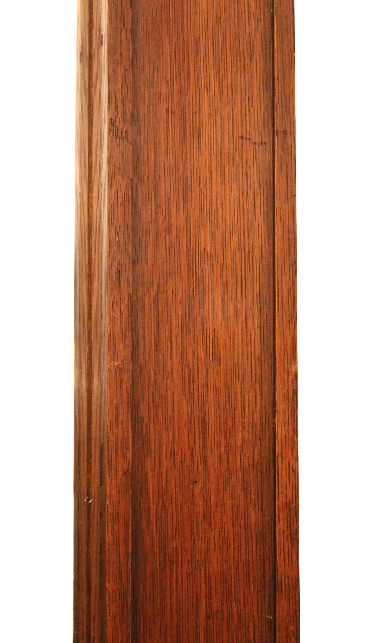 1930s Tiger Oak Molding Mirror with Ornate Carved Grapes and Grapevine In Excellent Condition In New York, NY