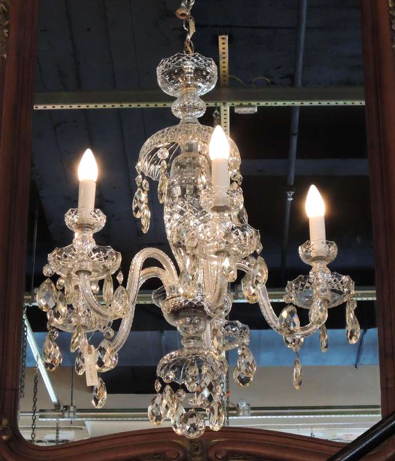 waterford crystal chandelier 5 arm
