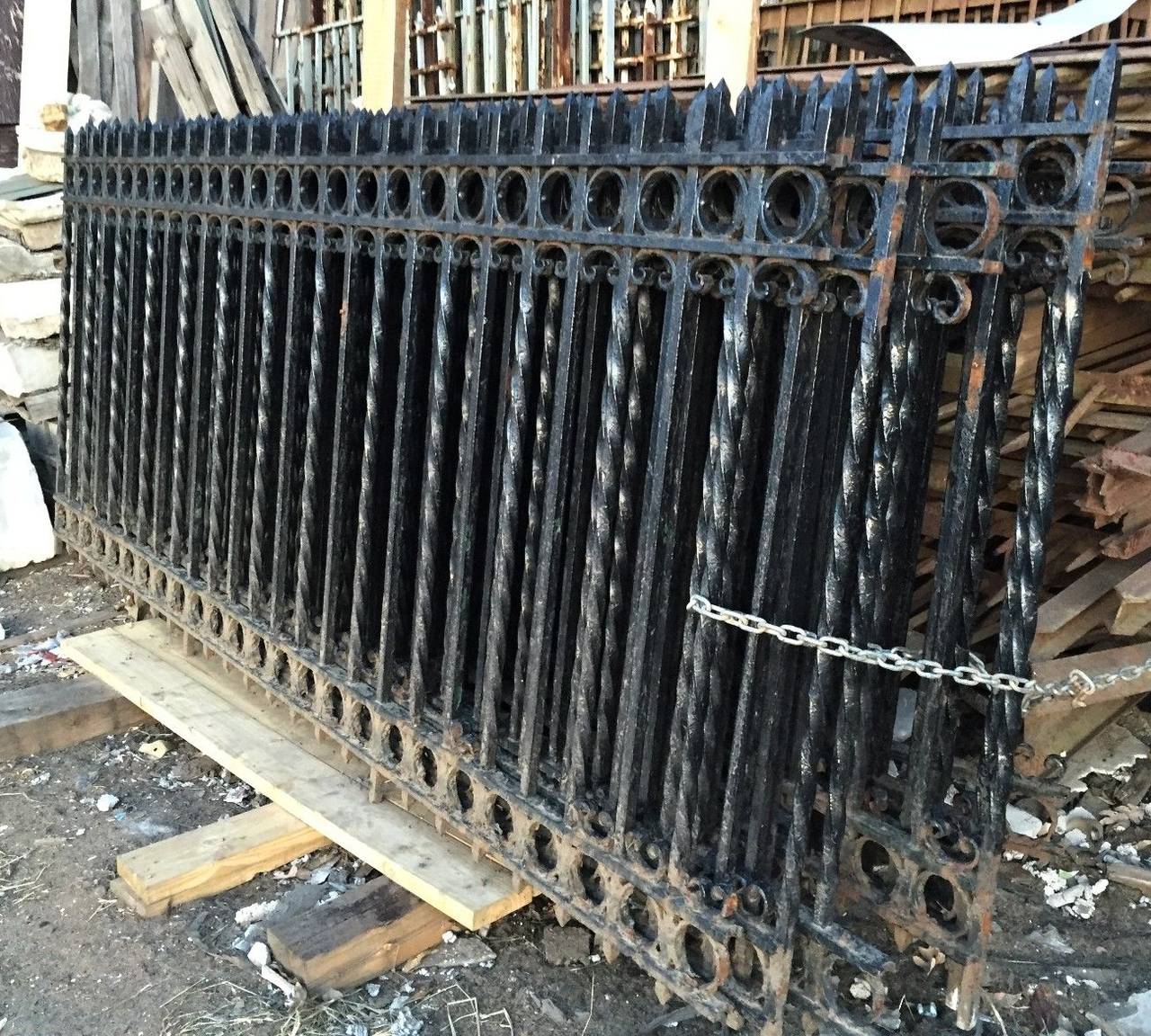 Salvaged from a church rectory on Pacific Street Brooklyn NY. At time of posting the following was available. Please inquire. 

190 linear feet lot. This lot is in very good antique condition. Has some very minor decay due to age especially on