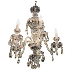 Waterford Five-Arm Cut Crystal Chandelier 10