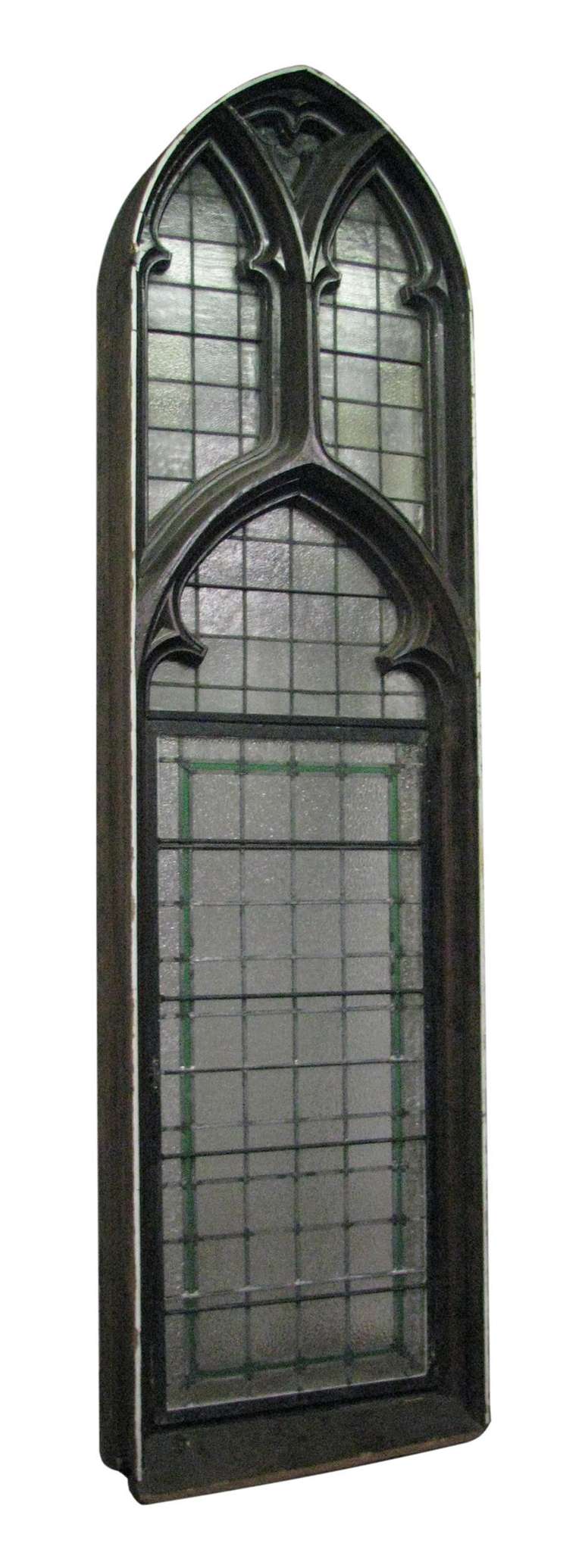 Gothic Church Window with Leaded Glass 1