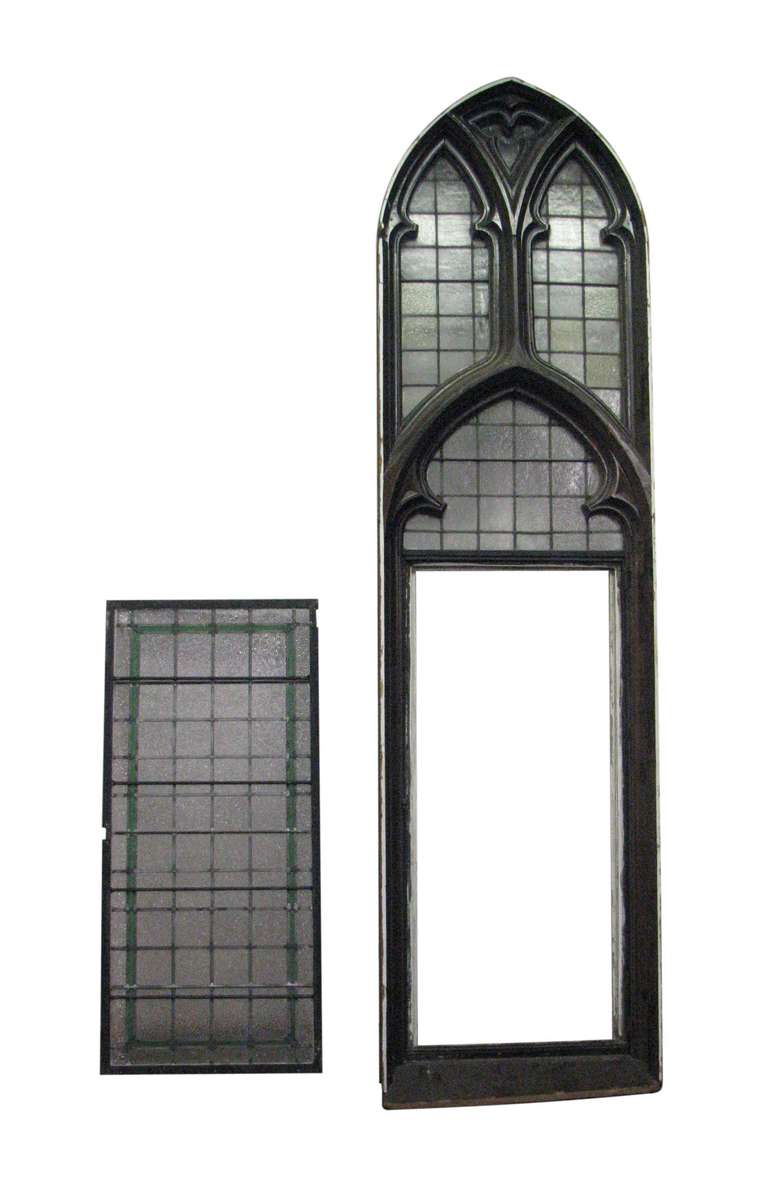 Gothic Church Window with Leaded Glass 4