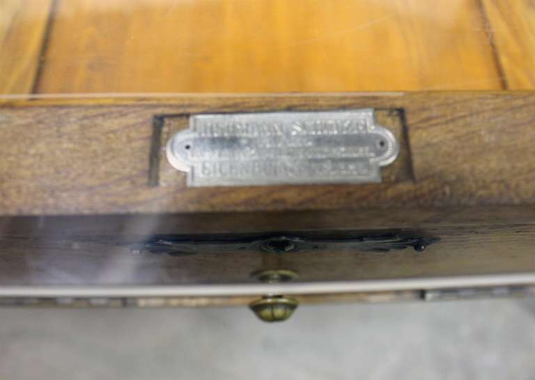 Vintage Display Case with Aluminum Legs