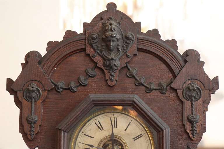 seth thomas wooden clock