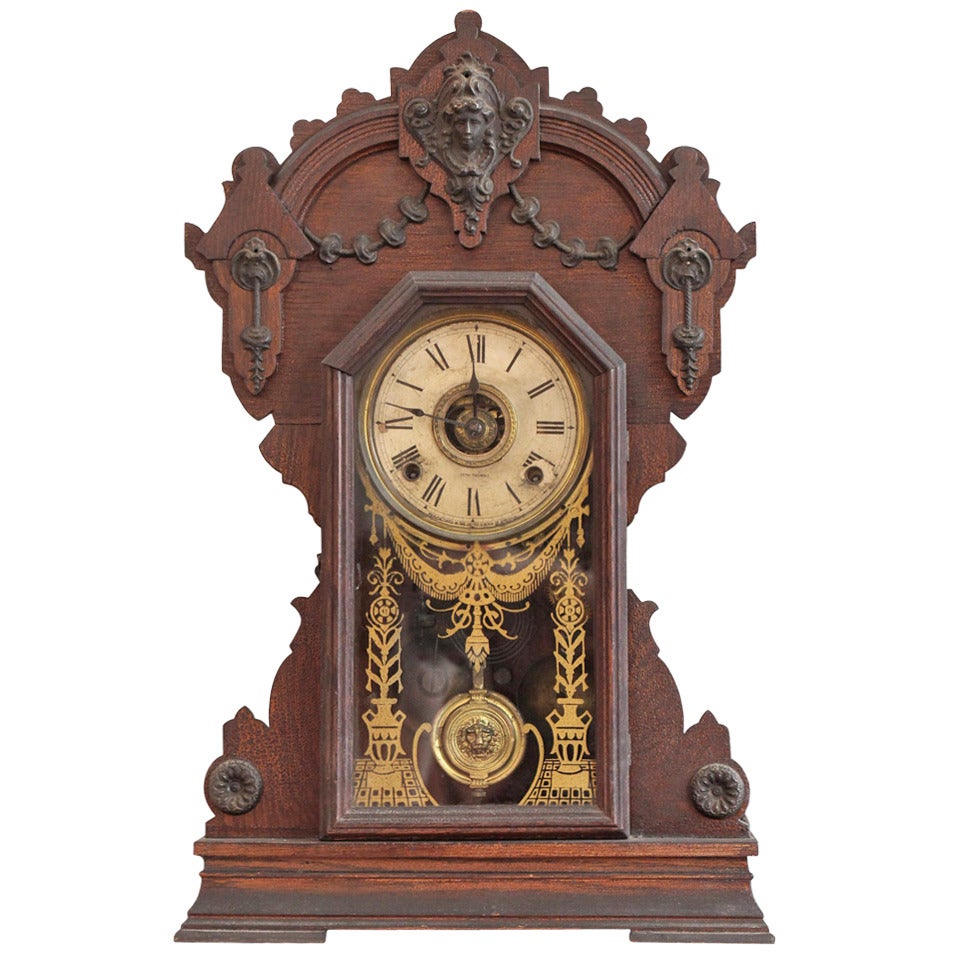 Seth Thomas Wooden Mantel Clock