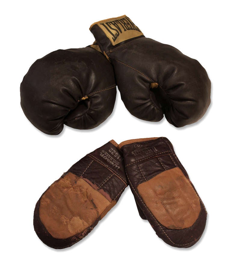 Set of Antique Boxing Gloves at 1stDibs