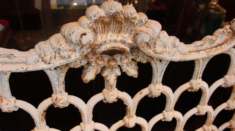American Rococo Revival Cast Iron 