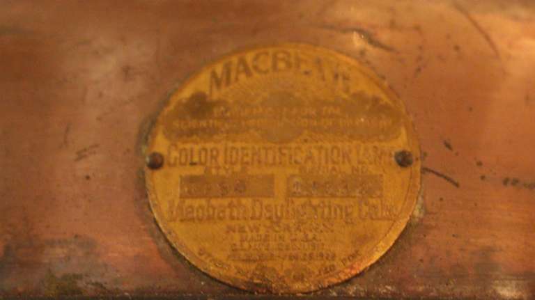 20th Century Macbeth Color Identification Pendant Light