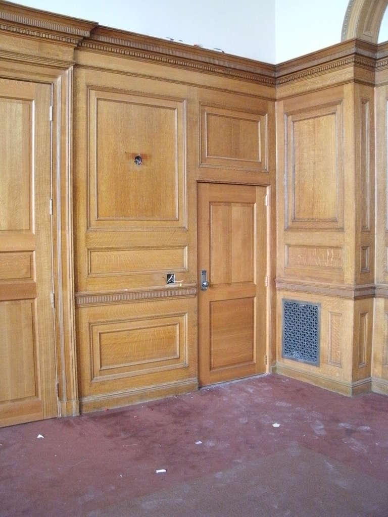 This grand panel room is from a late 1800s prominent New York City building done in Italian Renassance, Beaux Arts style. Stanford White was among the architects that designed this building when he worked alongside Charles McKim in the influential
