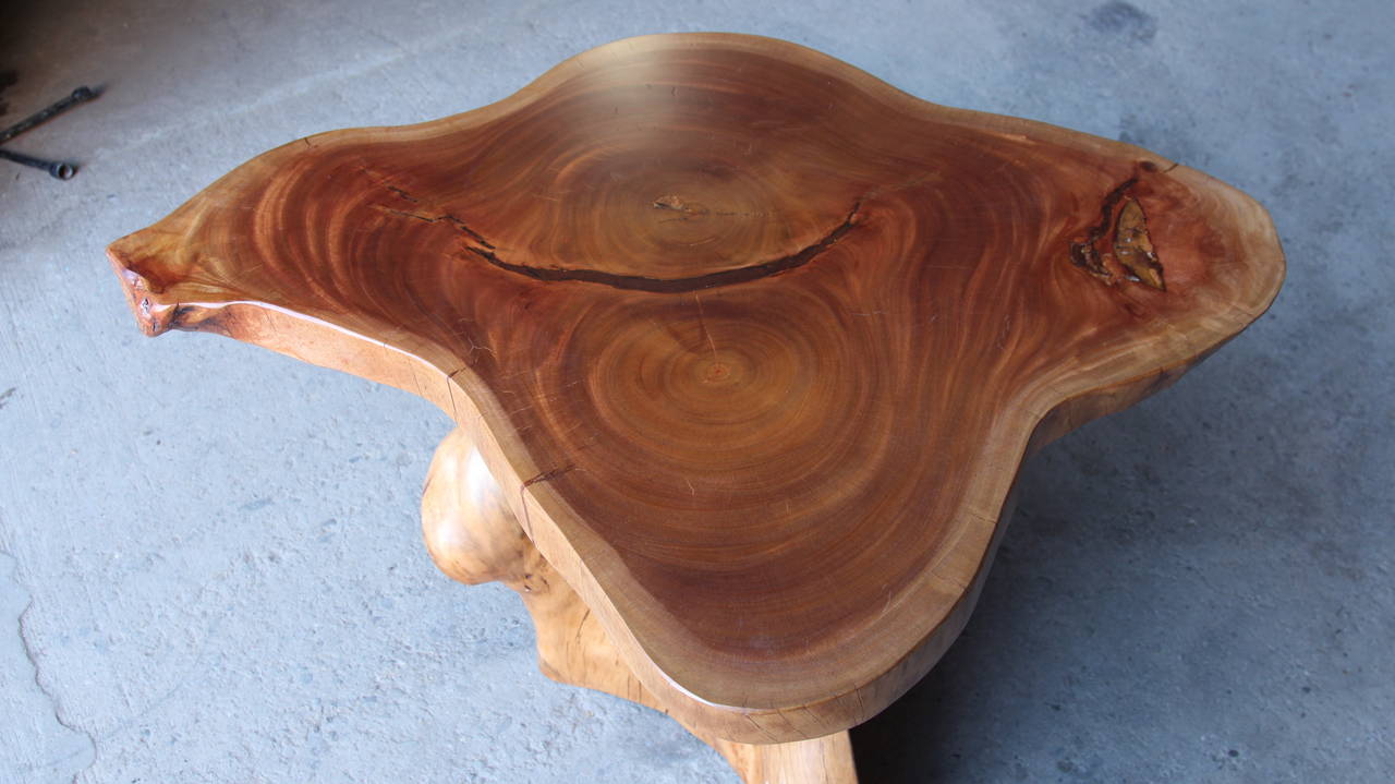 Unique Mahogany Banyan Slab Table For Sale at 1stDibs banyan wood