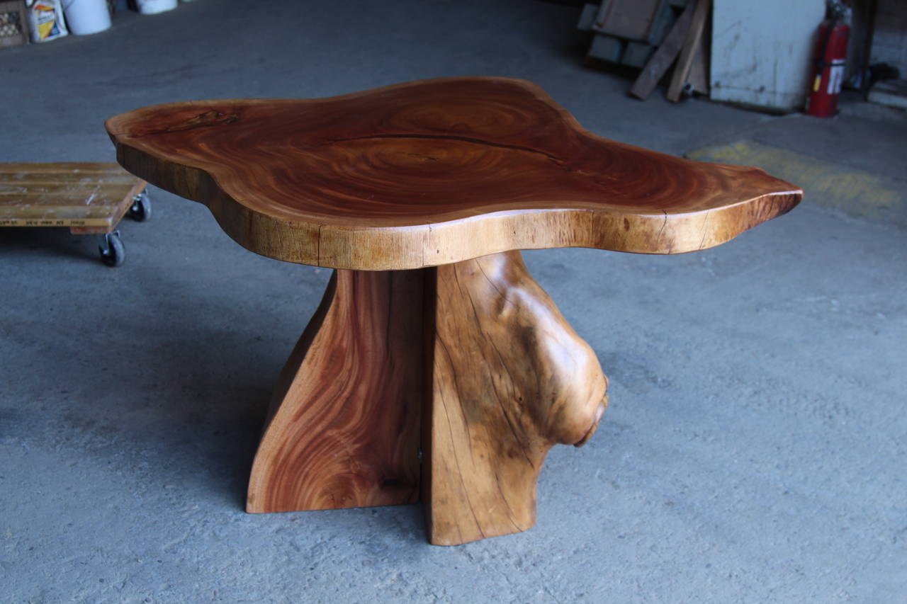 Unique Mahogany Banyan Slab Table For Sale at 1stDibs banyan wood