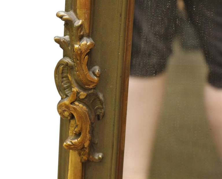 20th Century Antique Louis XV Ornate Mirror from France