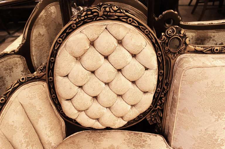 20th Century Pair of Victorian Antique Loveseats