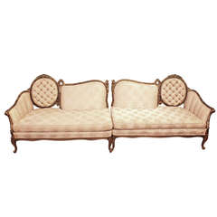 Pair of Victorian Antique Loveseats