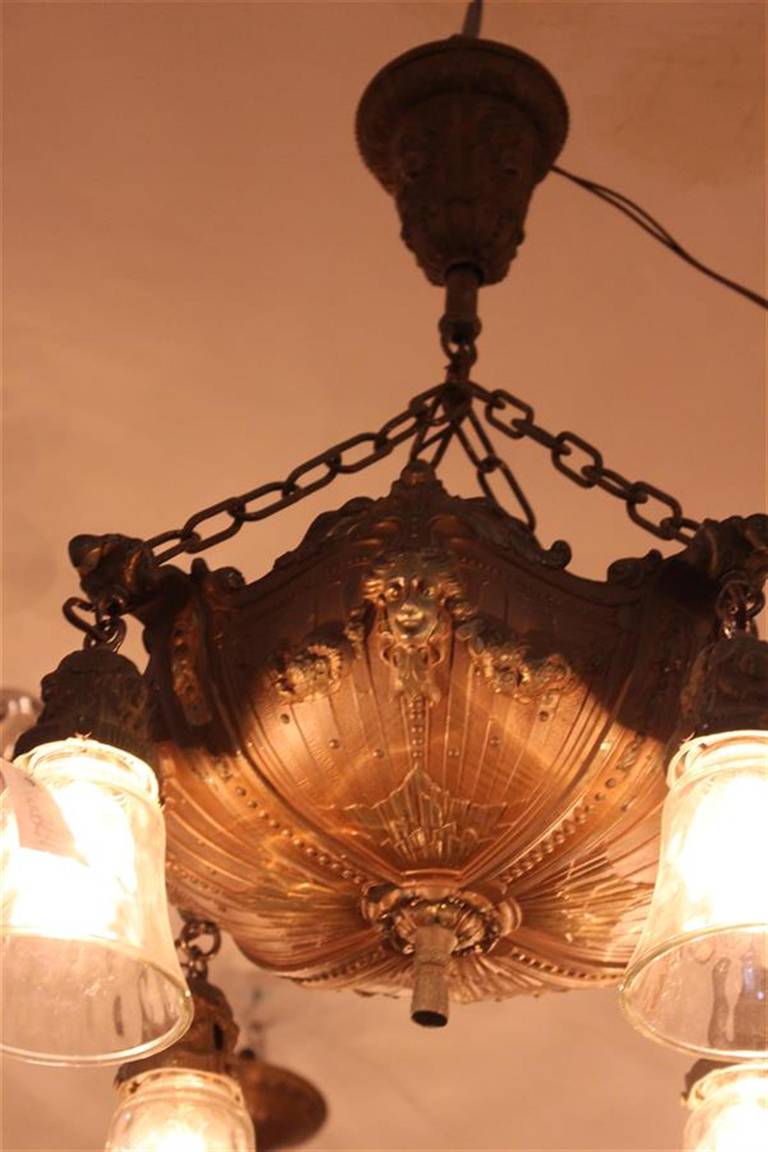 Other Figural Chandelier with Four Lights