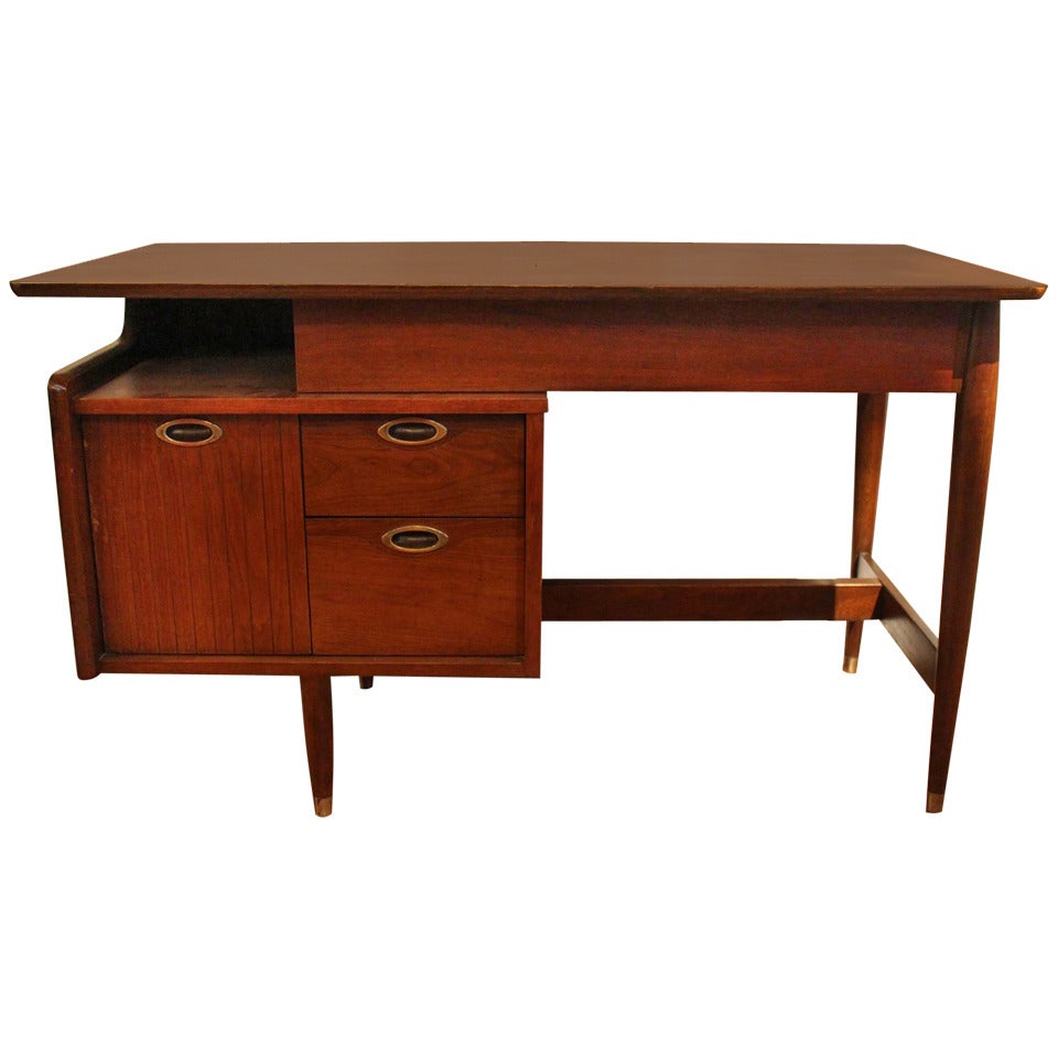 MidCentury Modern Floating Desk by Hooker For Sale at 1stDibs mid