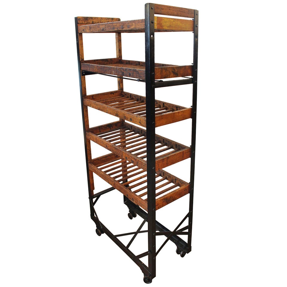 Antique Narrow Shoe Rack