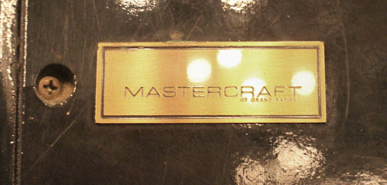 Pair of Mid-Century Modern Mastercraft Display Cabinets 1
