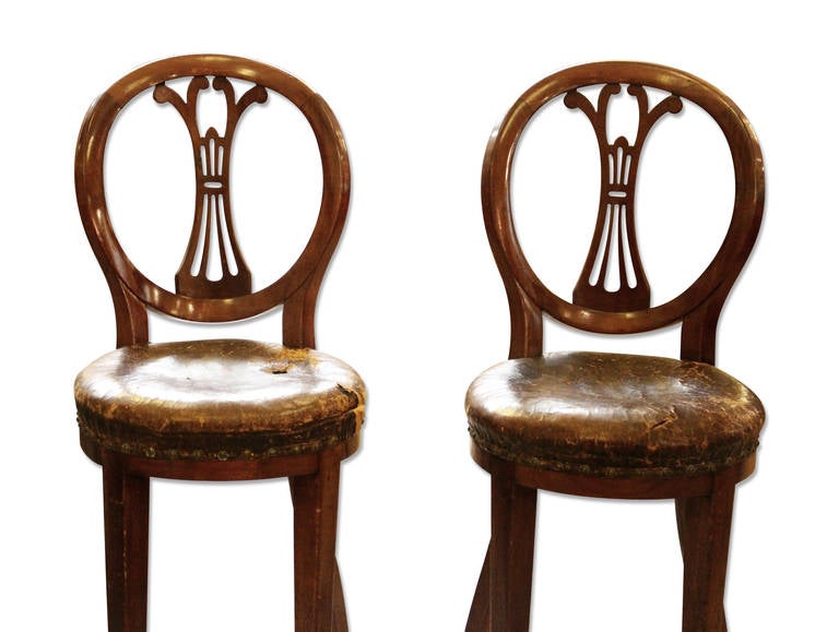 British Pair of Matching Olde English Chairs