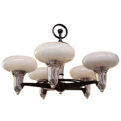 1930s Art Deco Five-Arm Light