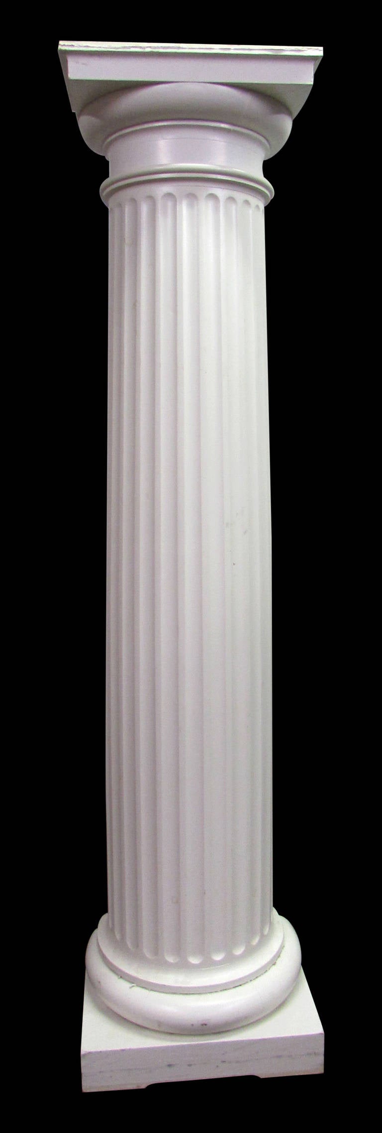 Very good quality salvaged 3/4 columns. These have an open back to be mounted against a wall. Priced per pair. Several pairs available at time of posting. This can be seen at our 400 Gilligan St location in Scranton, PA.