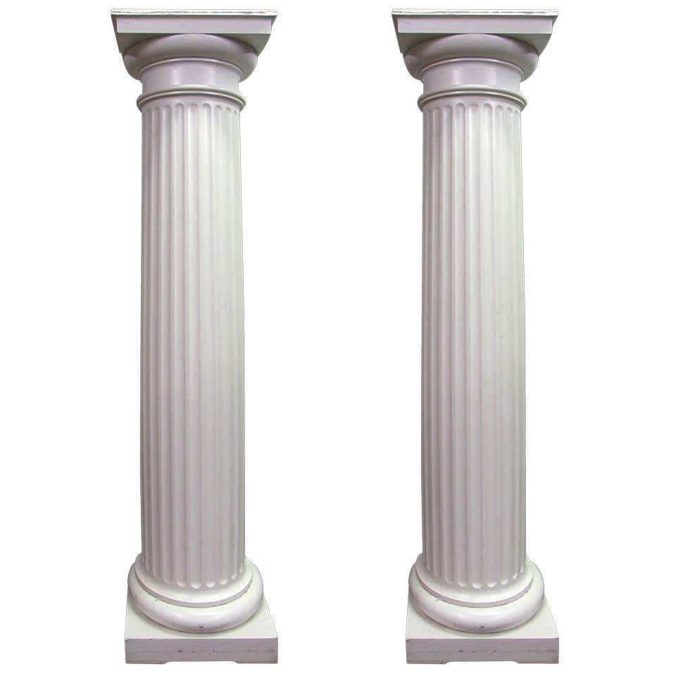 Large Columns Large Commercial Scale With Massive Cast Iron Columns at 1stdibs