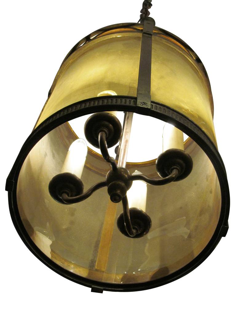 1940s Regency style lantern with old glass. This can be seen at our 400 Gilligan St location in Scranton, PA.