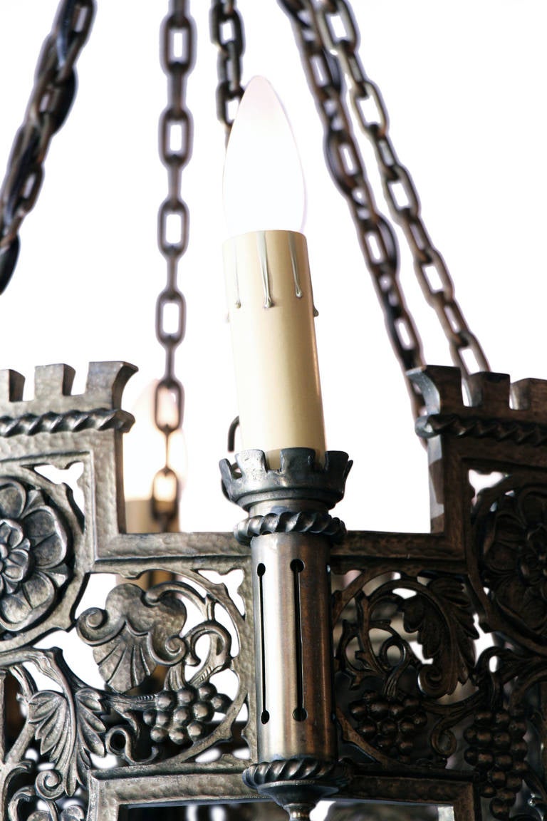 modern tudor style chandelier