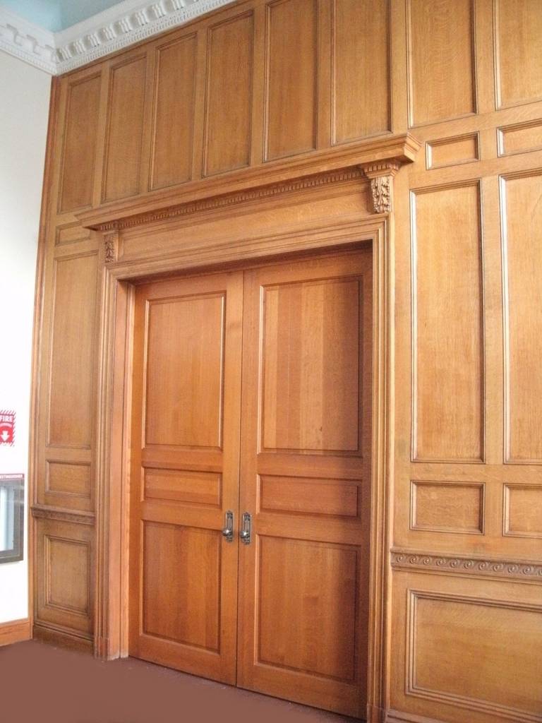 Italian Renaissance, Beaux Arts Tiger Oak Paneled Room, Manhattan, 1895 5