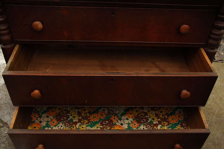 antique dark wood dresser
