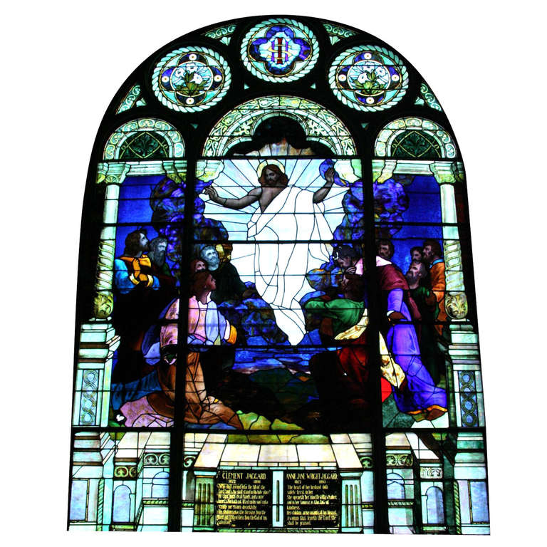 1901 Ascension of Our Lord Stained Glass Window from an Altoona, PA