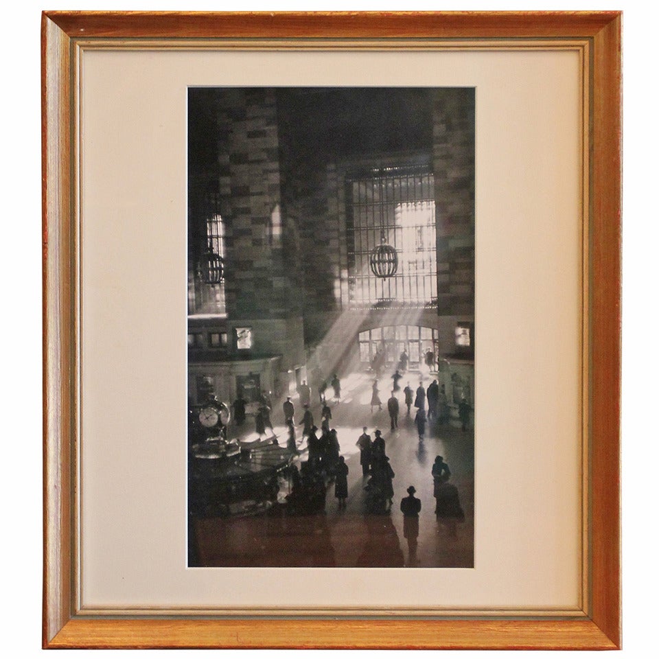 Reprint Photo of Grand Central Station Signed by George Daniell