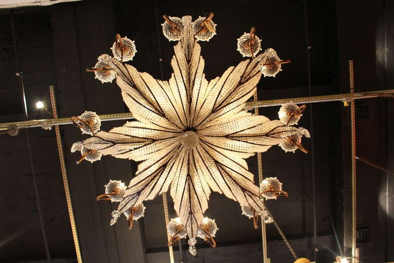 1930s Italian Crystal Beaded Chandelier 3