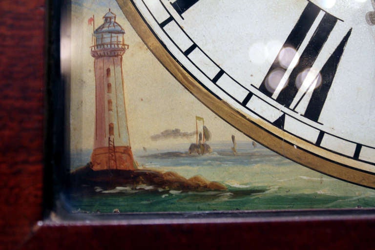 19th Century Early 1800s Grandfather Tall Case Clock by Pembroke Renroth