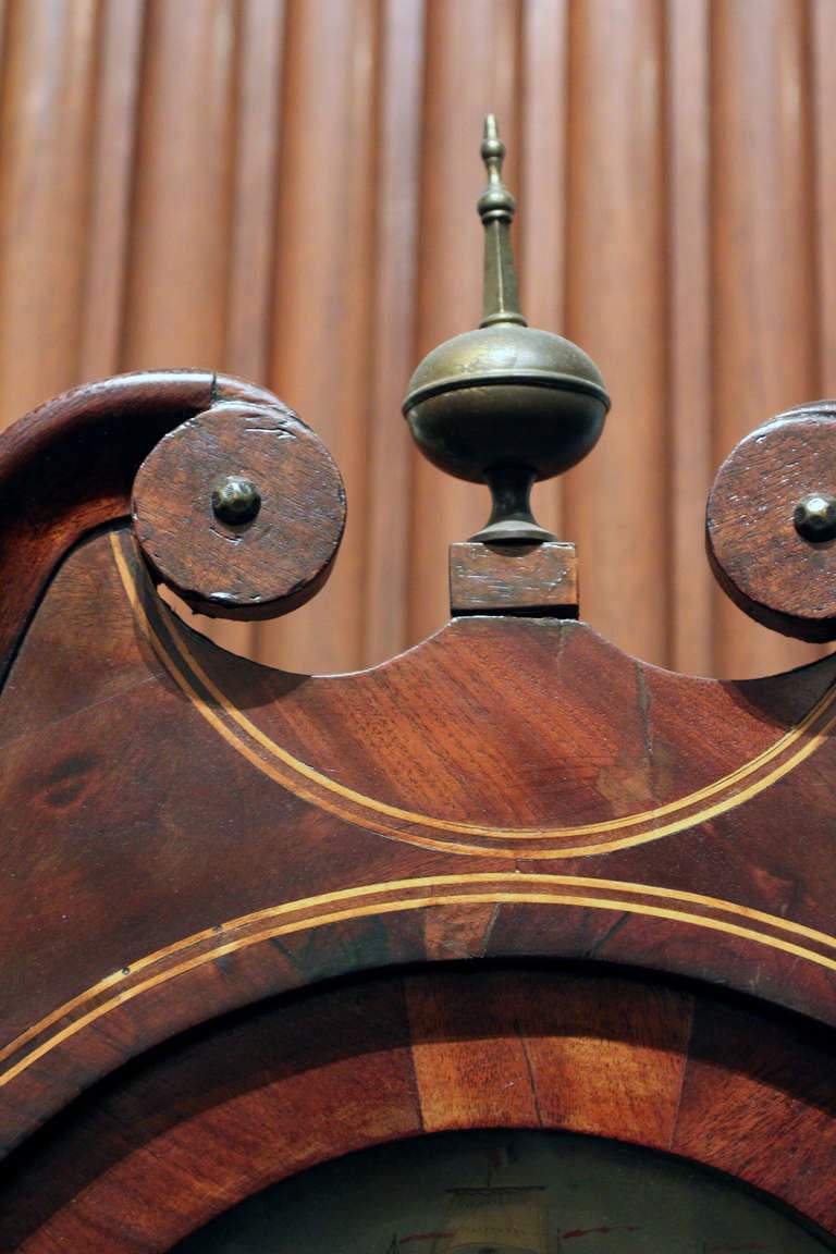 Early 1800s Grandfather Tall Case Clock by Pembroke Renroth 1
