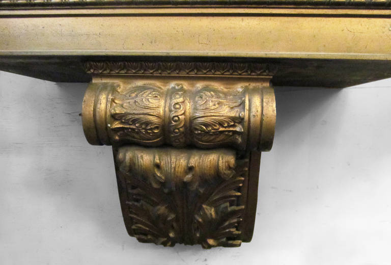 20th Century Ornate Bronze Mailbox Salvaged from a Manhattan Lobby