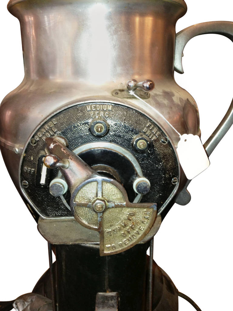 Art déco Moulin à café Art Déco rare et unique de 1936