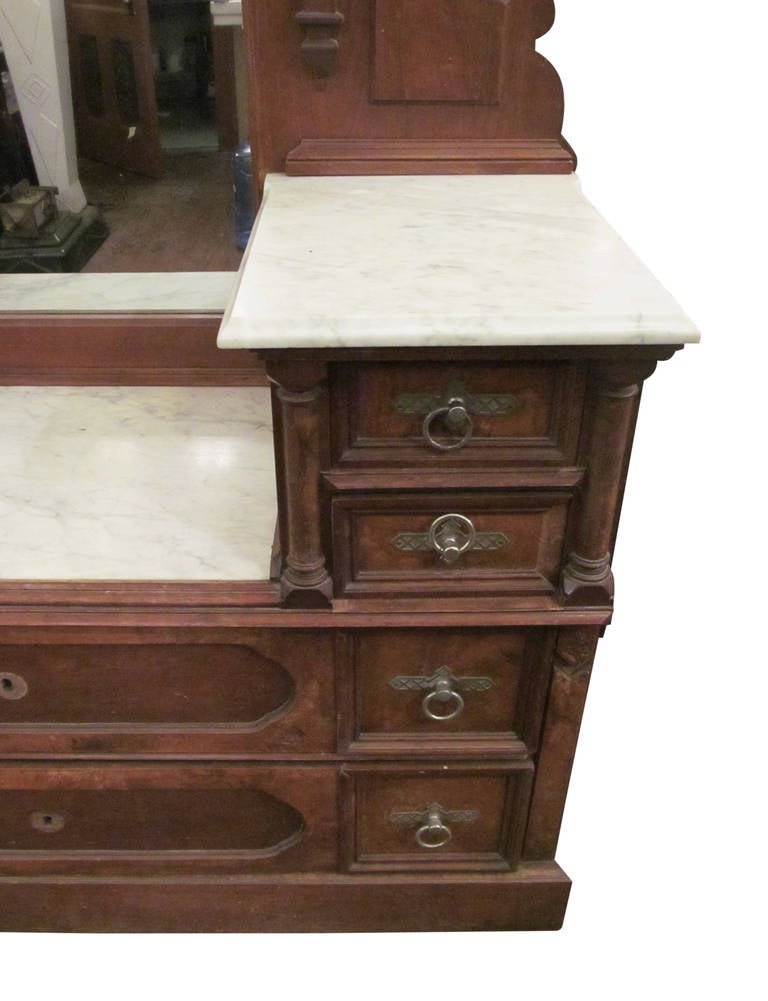 eastlake marble top dresser