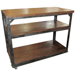 Reclaimed Industrial Kitchen Island