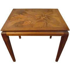 1930s French Art Deco Side Table by Emilia Salle 5