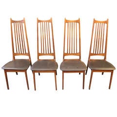 Set of Four Adrian Pearsall Dining Chairs