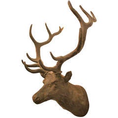 Bronze Trophy Elk Mount