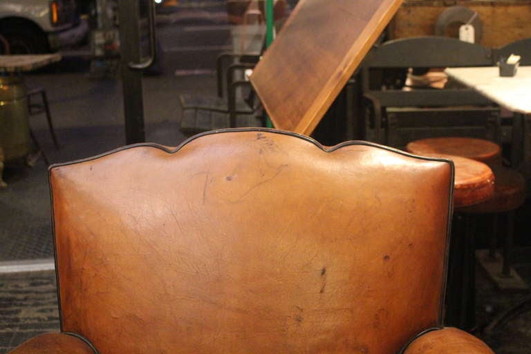 1930's French Club Chair In Good Condition In New York, NY