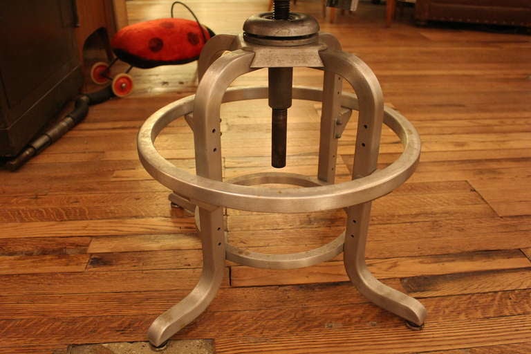 Mid-20th Century Original Goodform Metal Stool