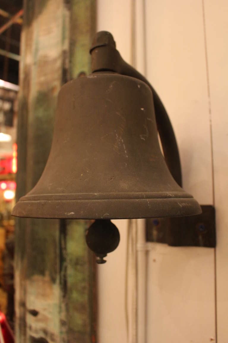 Wall Mounted Bronze Bell at 1stdibs