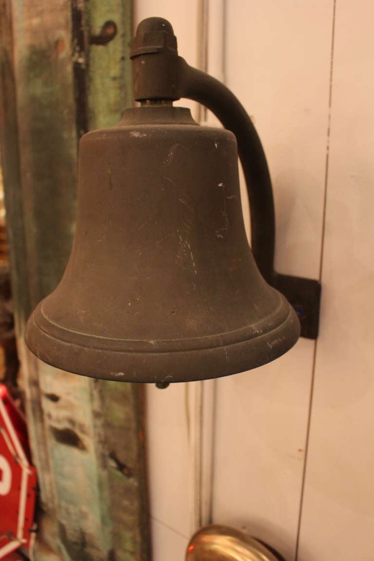 Wall Mounted Bronze Bell at 1stdibs