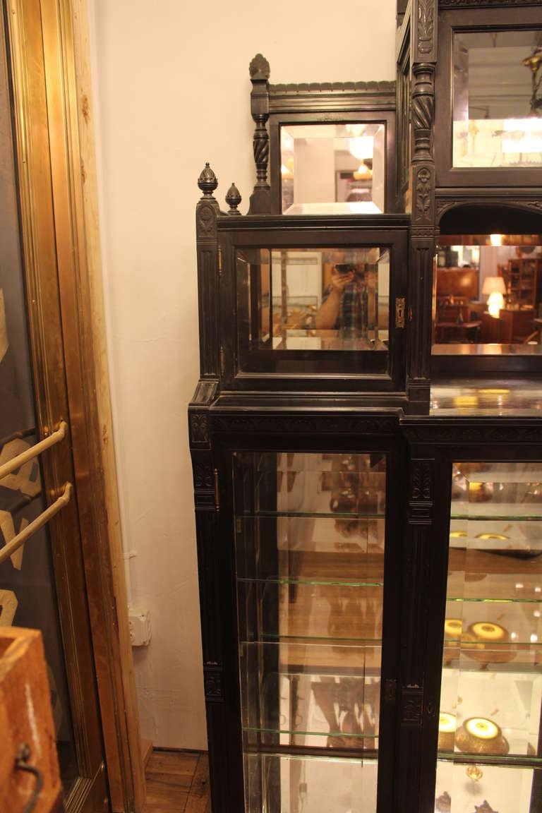 Ebonized Victorian Cabinet 4