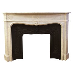 Original Marble Mantel from the Plaza Hotel in NYC