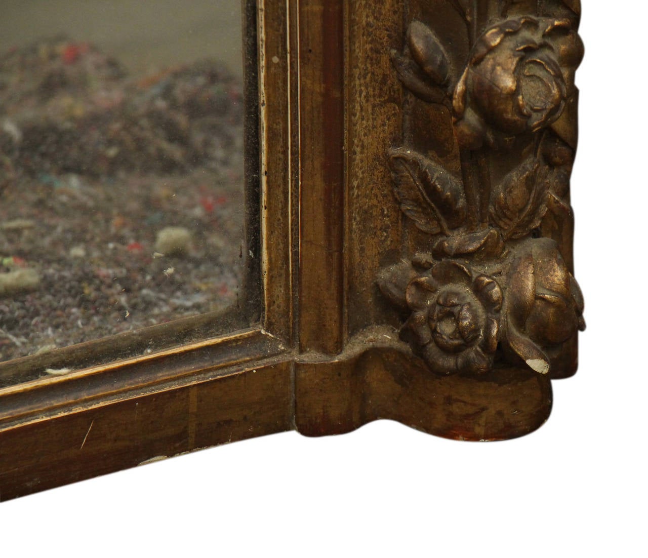 French Overmantel Mirror with Original Mirror 3