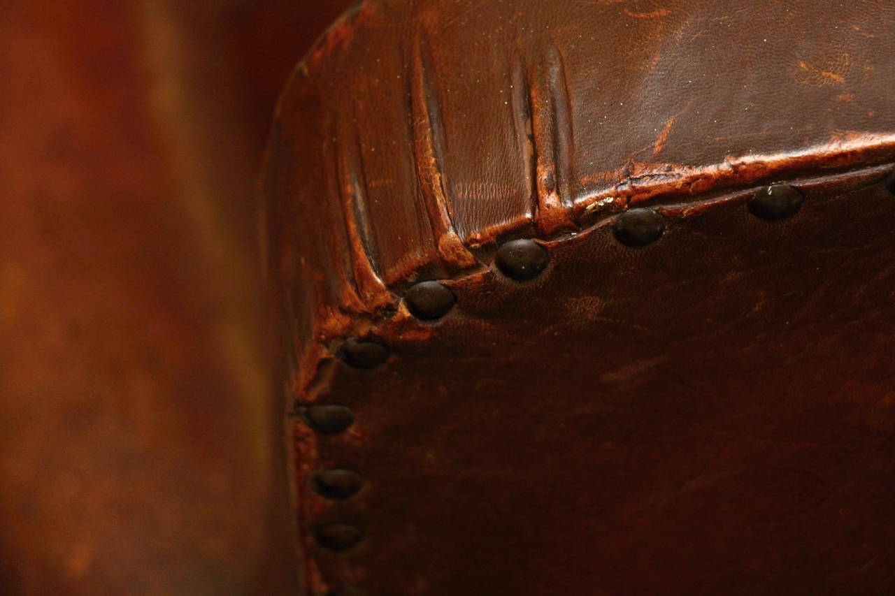 1940s French Leather Club Chair 5